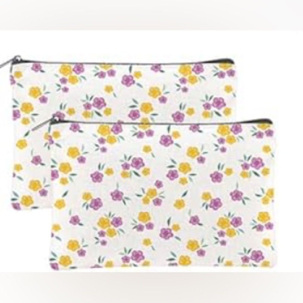 Floral Print Canvas Bag